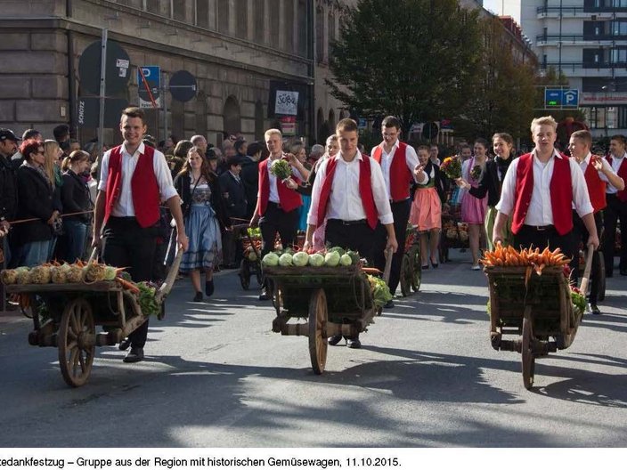 Straßenumzug in Tracht