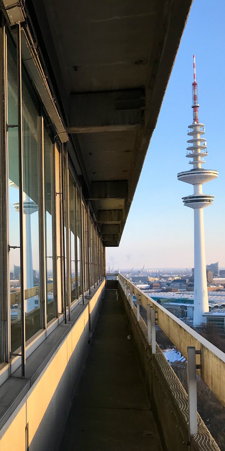 Aussicht vom Geomatikum der Universität Hamburg