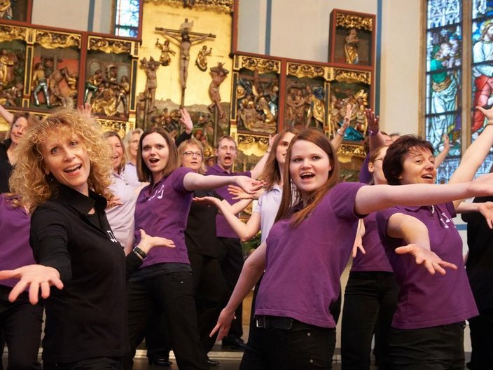 Der "Protestantische Chor" als Gospel - St. Bartholomäus Meerbeck
