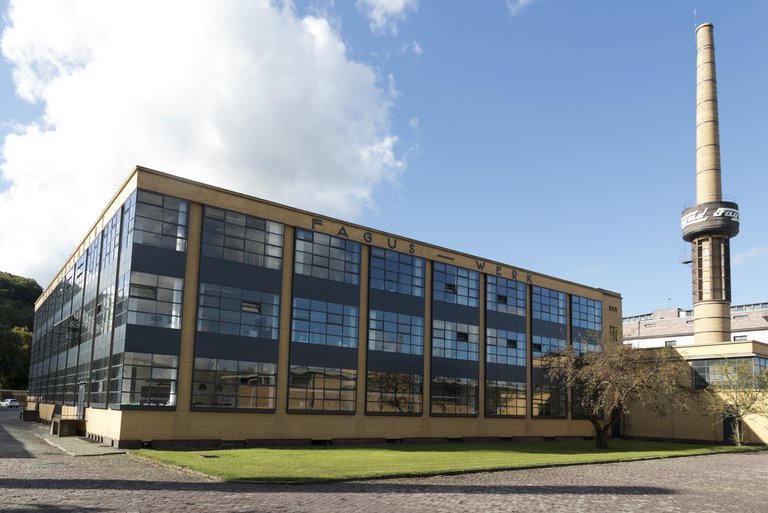 Fagus-Werk, Alefeld, Bauhausfassade Bauhausfassade des Fagus-Werks in Alefeld