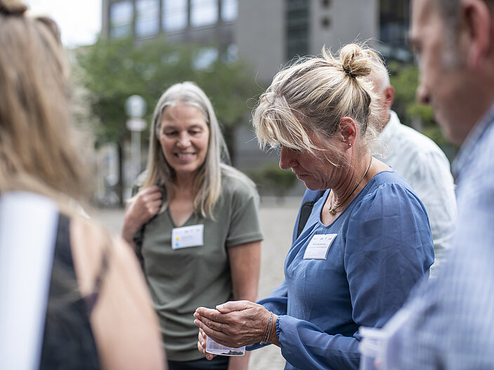 Aufnahme der Teilnehmenden eines Workshops