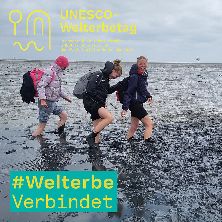 Platz 3 WelterbeVerbindet Fotowettbewerb 2025 Schülerinnen erleben, wie Natur Gemeinschaft schafft und Menschen zusammenführt