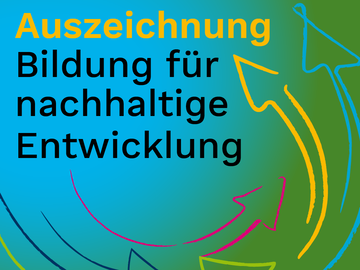 Visual BNE-Auszeichnung Buntes Visual der BNE-Auszeichnung