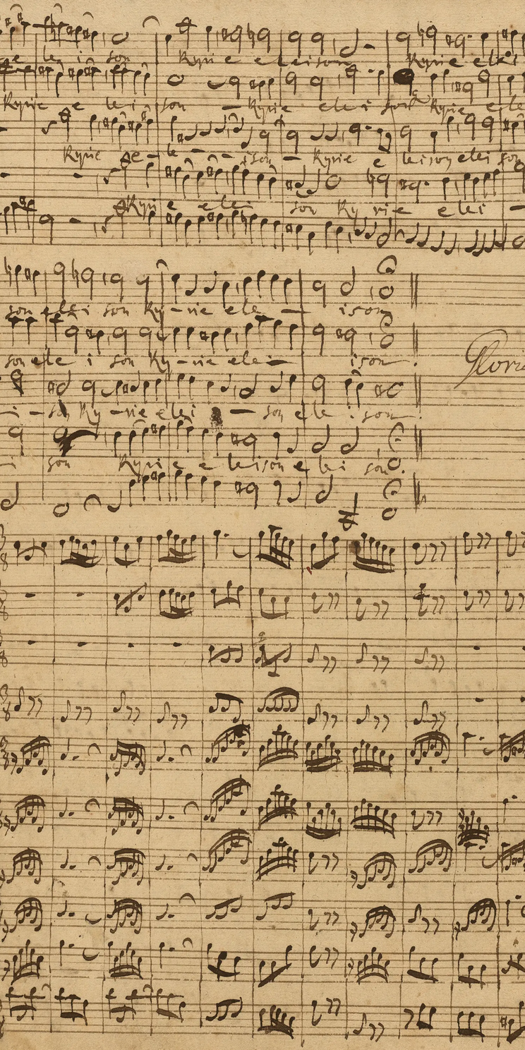 Autograph der h-Moll-Messe von Johann Sebastian Bach, BWV 232; BC E 1 Autograph der h-Moll-Messe von Johann Sebastian Bach, BWV 232; BC E 1