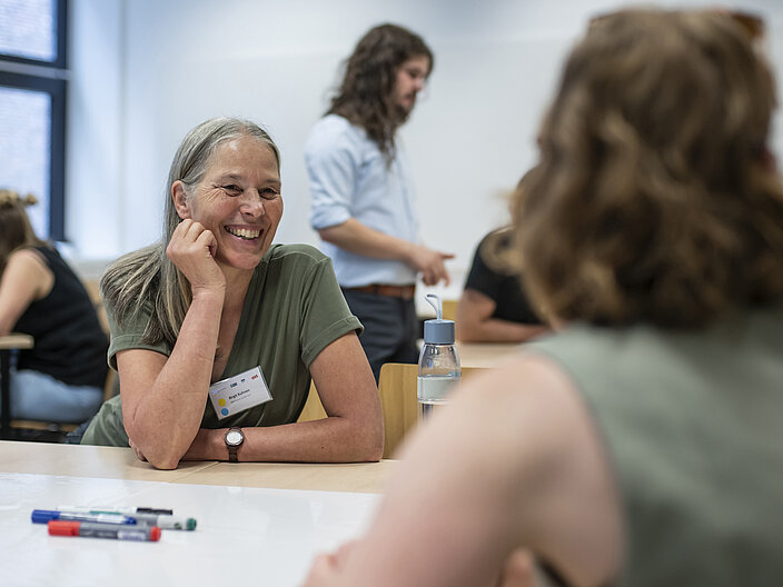 Aufnahme der Teilnehmenden eines Workshops