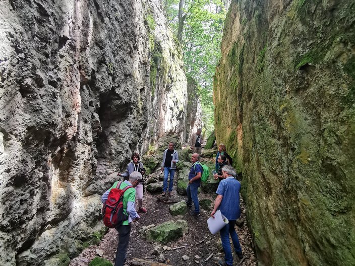 Hier wurde das Mineral Baryt abgebaut