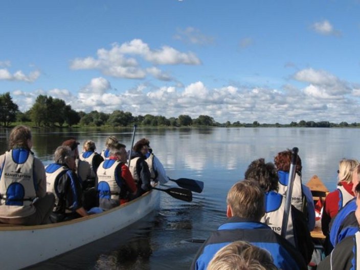 Boote auf der Elbe