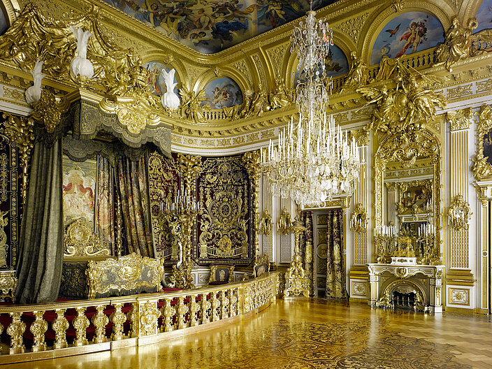 Paradeschlafzimmer im Neuen Schloss Herrenchiemsee