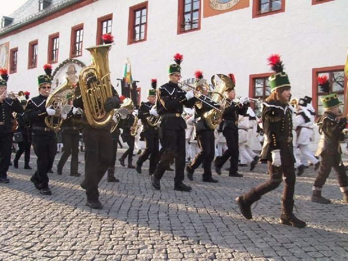 Festumzug einer Blaskapelle