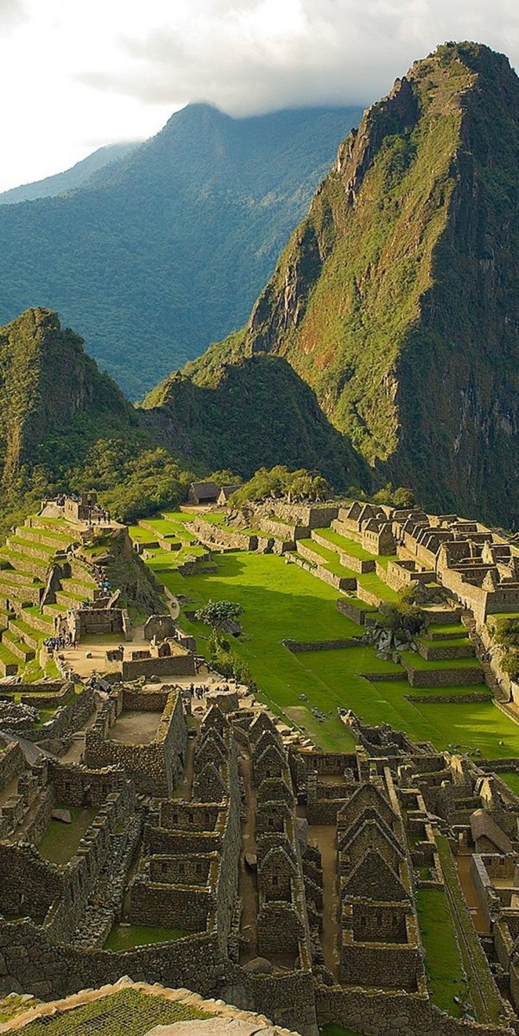 Ansicht der historischen Stätte Machu Picchu in Peru, Welterbe seit 1983 