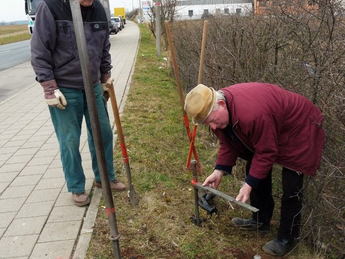 Feldgeschworene bei der Arbeit