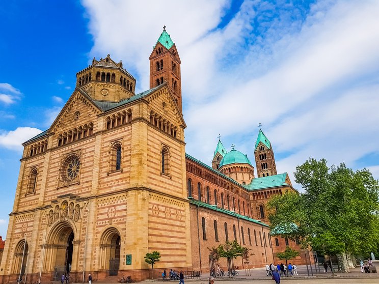 Speyerer Dom Blick auf den Speyerer Dom