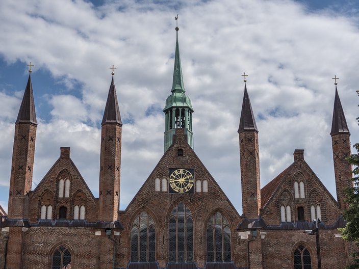 Blick auf das Heiligen-Geist-Hospital in der Lübecker Altstadt