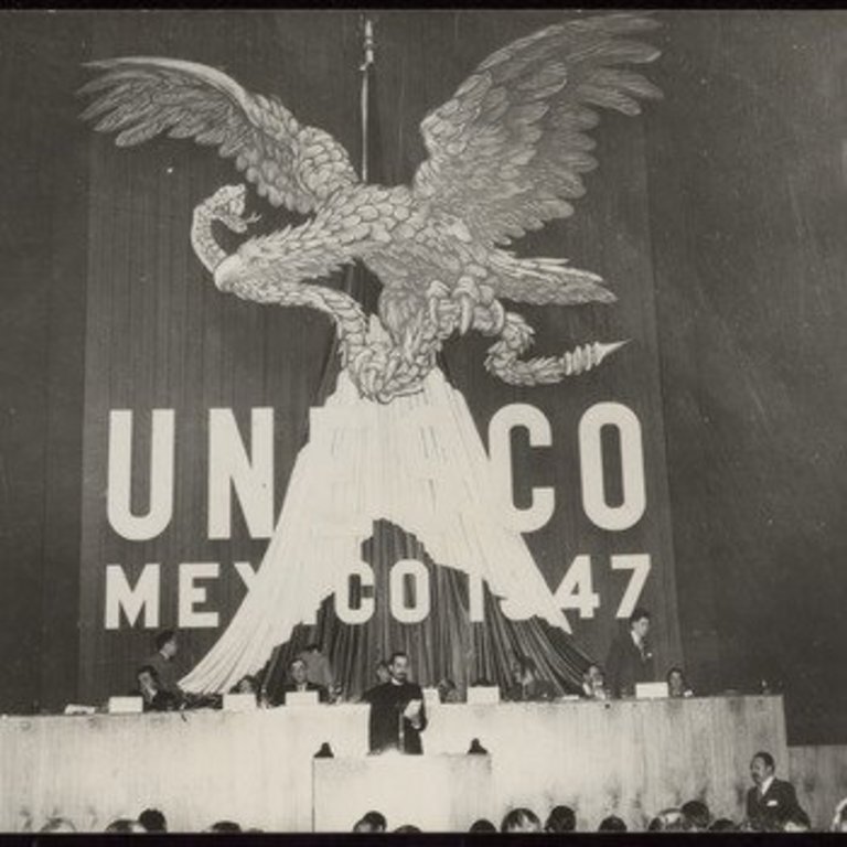 Generalkonferenz_1947_Mexiko_c_UNESCO Die zweite UNESCO-Generalkonferenz findet 1947 in Mexiko-Stadt statt.