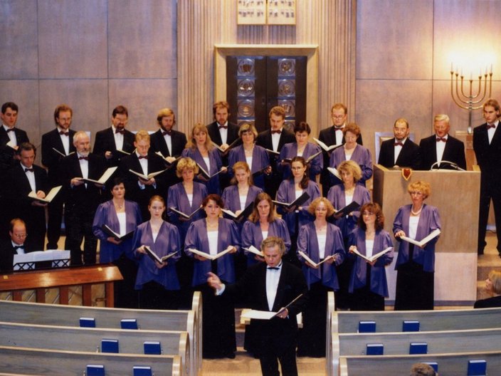 Chor während eines Auftritts