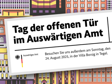 Ankündigung: Tag der offenen Tür im Auswärtigen Amt 2025