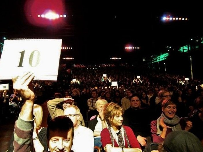 Publikumsraum bei einem Poetry Slam