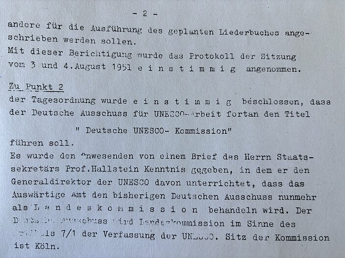 Textauszug auf Schreibmaschine getippt