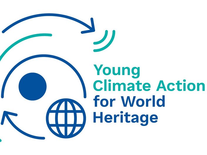 Logo des Projektes Young Climate Action for World Heritage