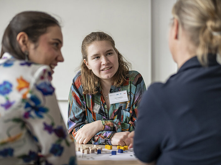 Aufnahme der Teilnehmenden eines Workshops