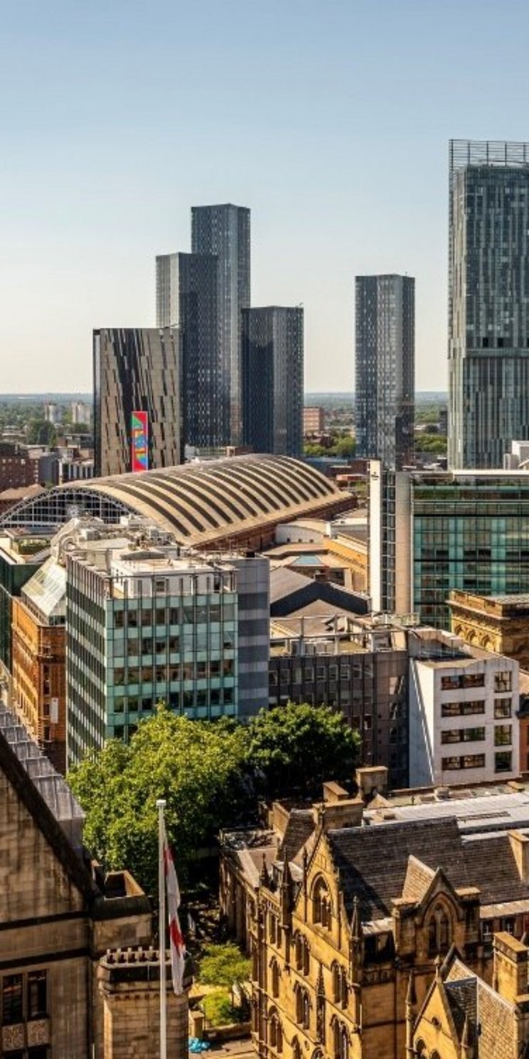 Stadtsilhouette von Manchester