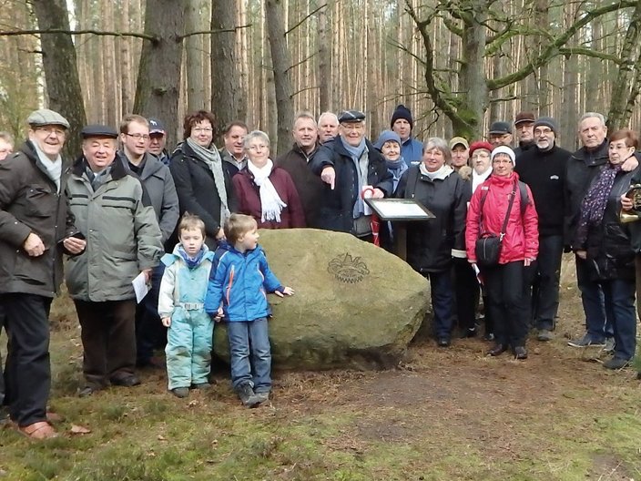 Gruppenbild im Wald