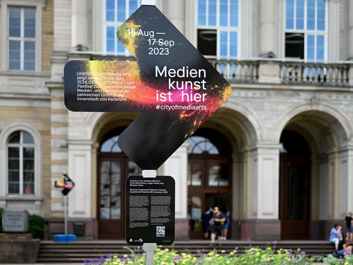 “Media art is here” 2023, Naturkundemuseum Karlsruhe