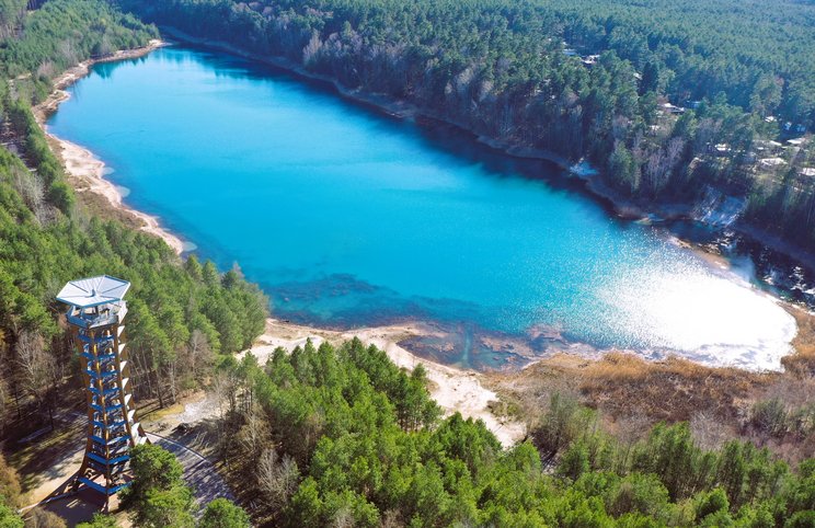 Geopark Muskauer Faltenbogen (blauer See)