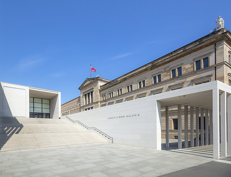 James-Simon-Galerie_© Staatliche Museen zu Berlin / David von Becker Foto der James-Simon-Galerie auf der Berliner Museumsinsel