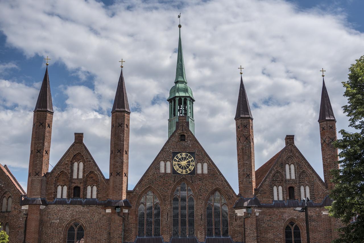 Blick auf die Türme in der Lübecker Altstadt