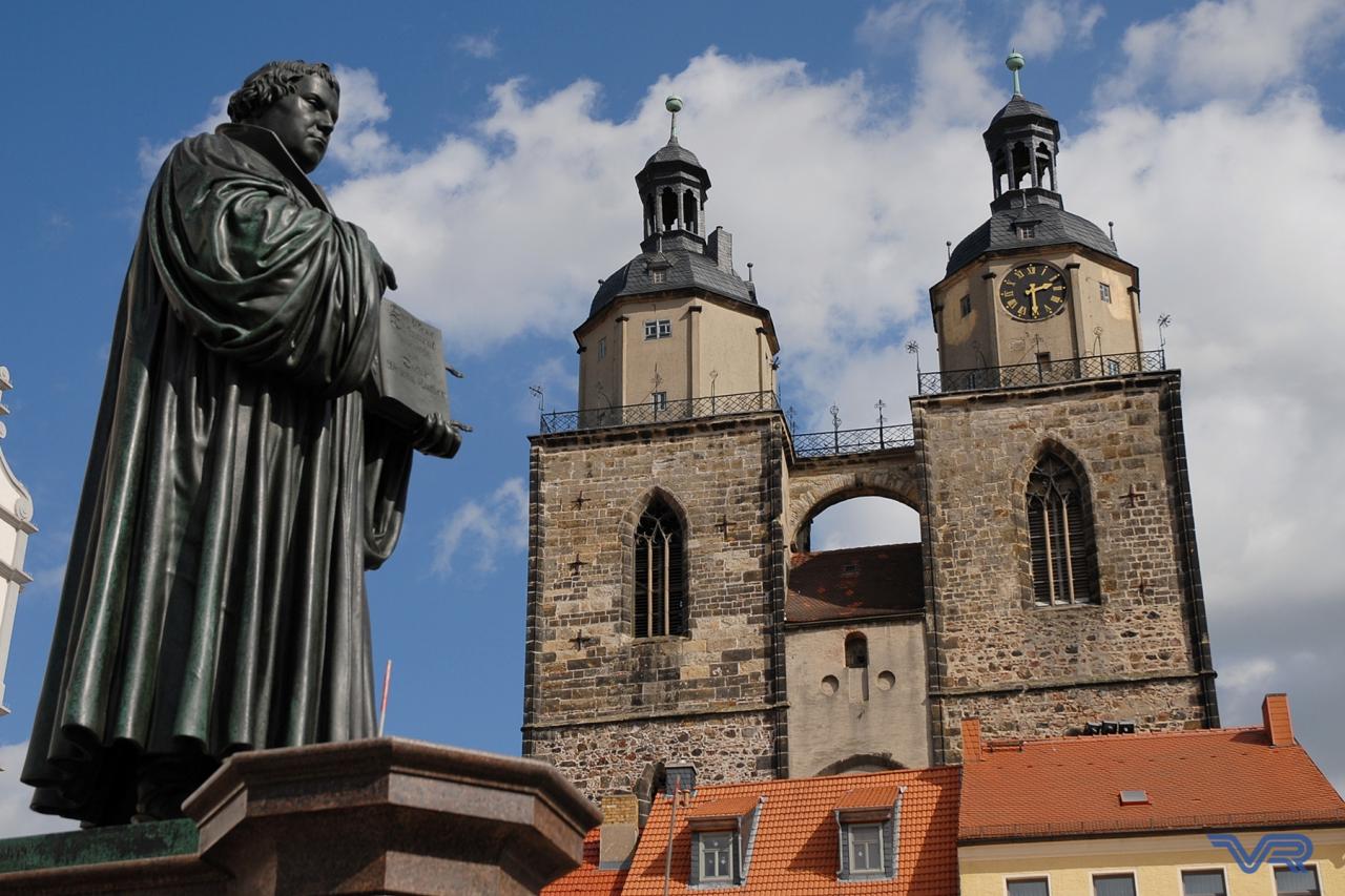 Luther-Statue in Wittenberg