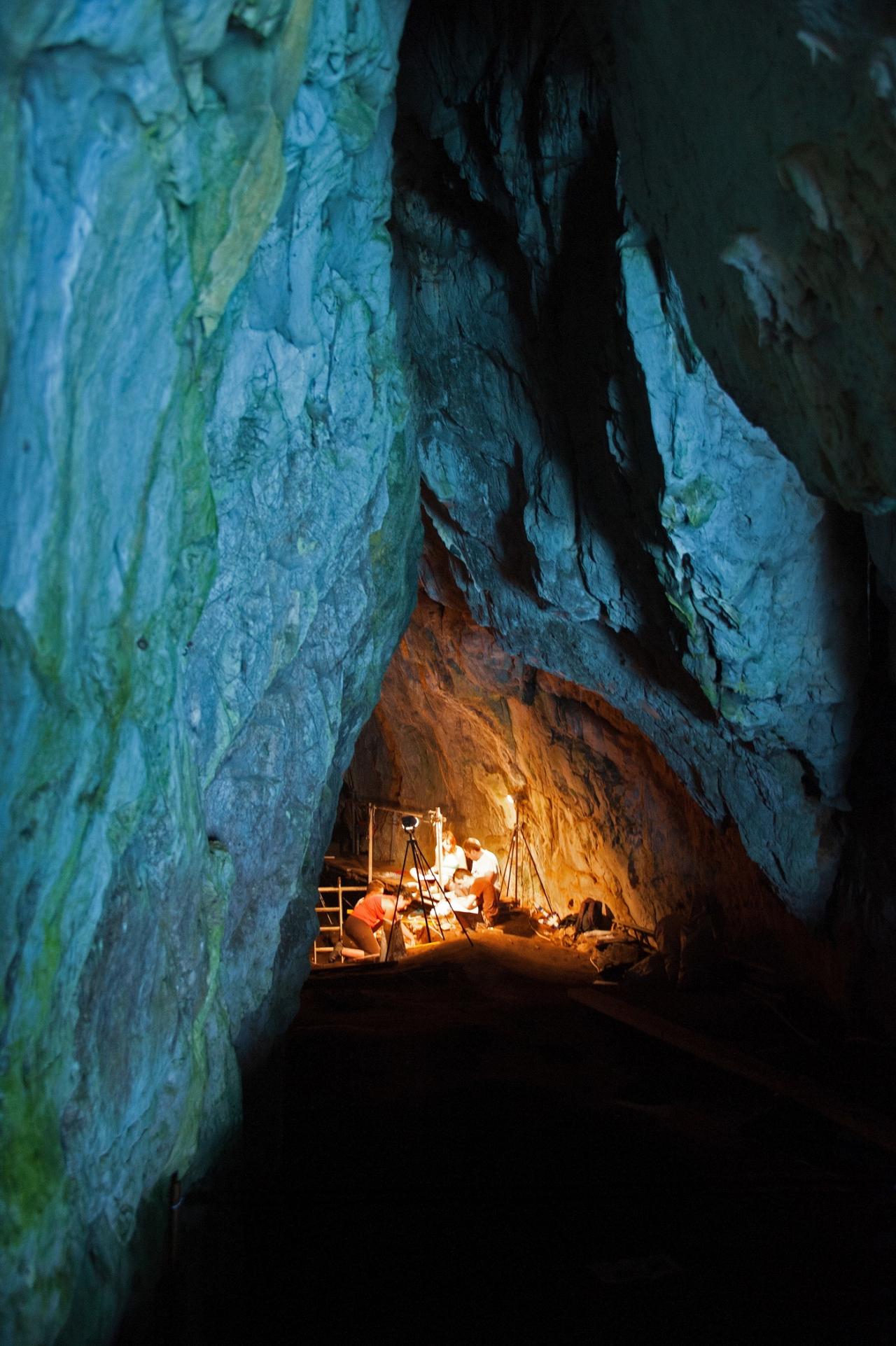 Ausgrabungen in der Gorham-Höhle, Höhlenkomplex von Gorham