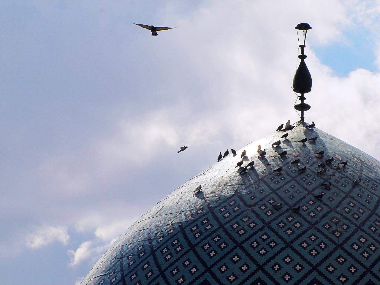 Kuppel des Saiyid-Rukn-ad-Din-Mausoleums in Yazd, Iran