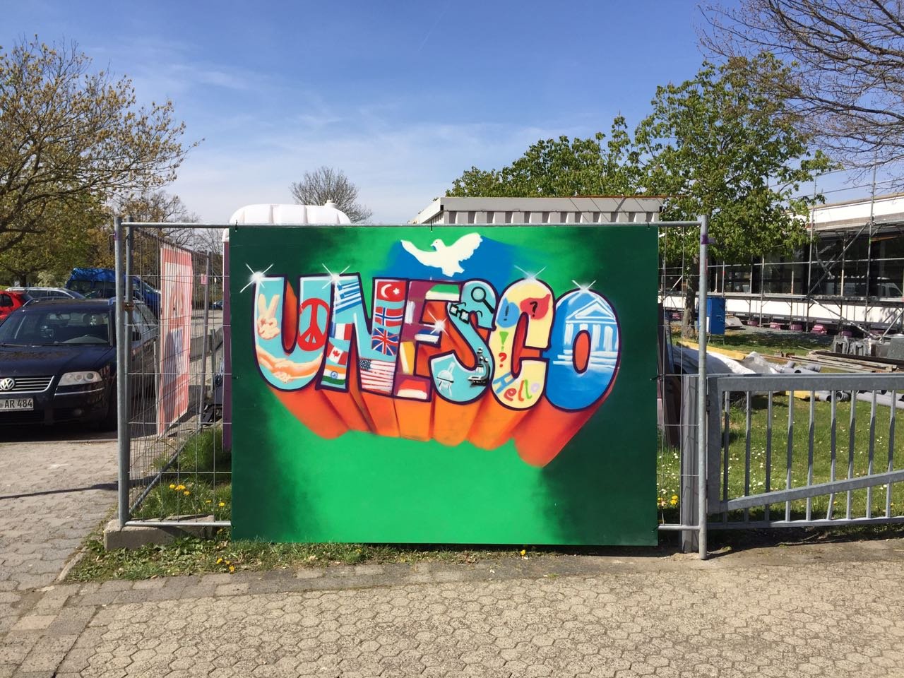 Schul-UNESCO-Graffiti