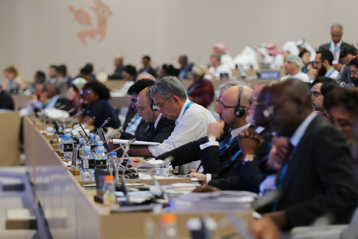 Teilnehmende der Welterbekomiteesitzung 2018