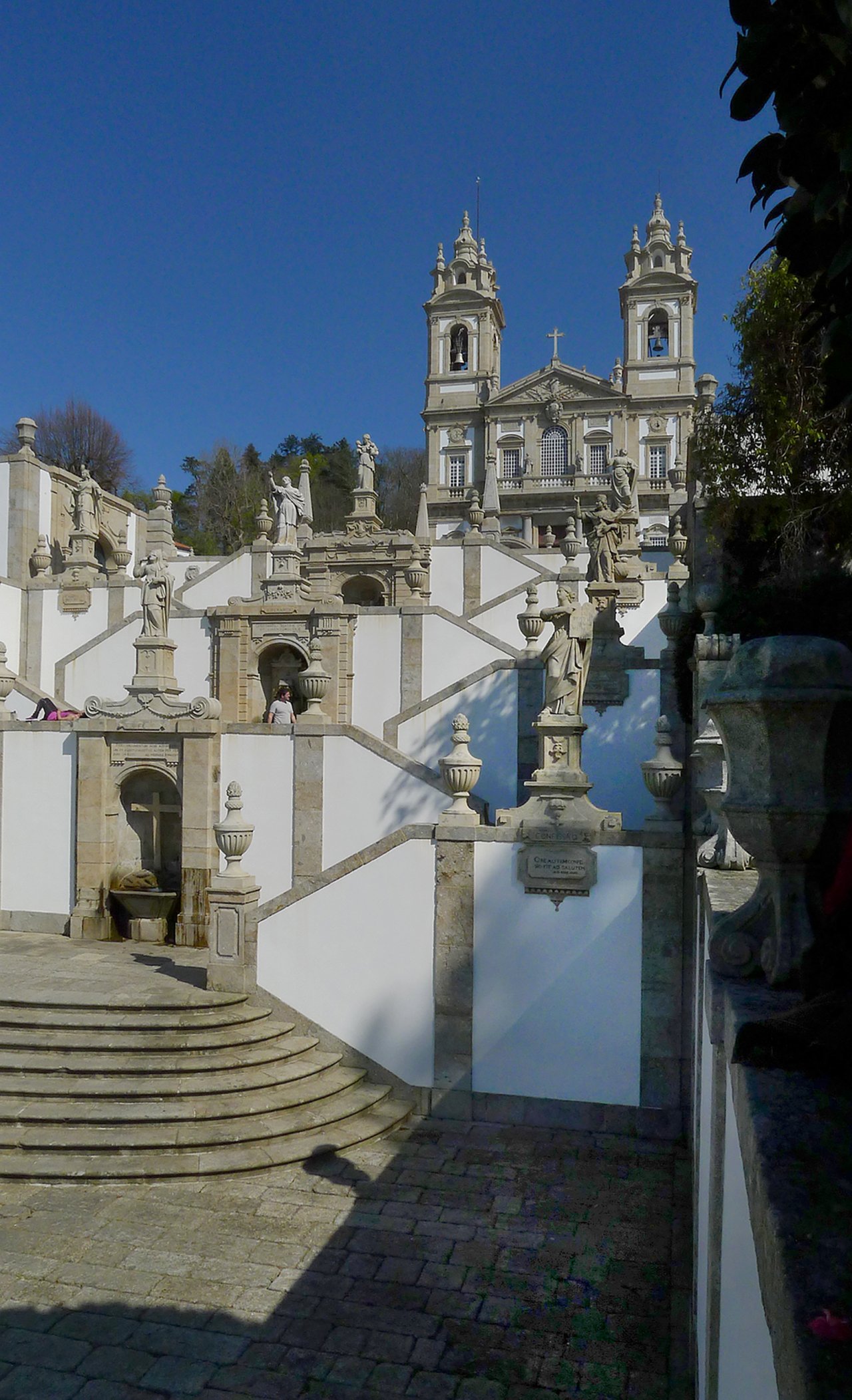 Monumentaler Treppenaufgang vom Heiligtum von Bom Jesu do Monte