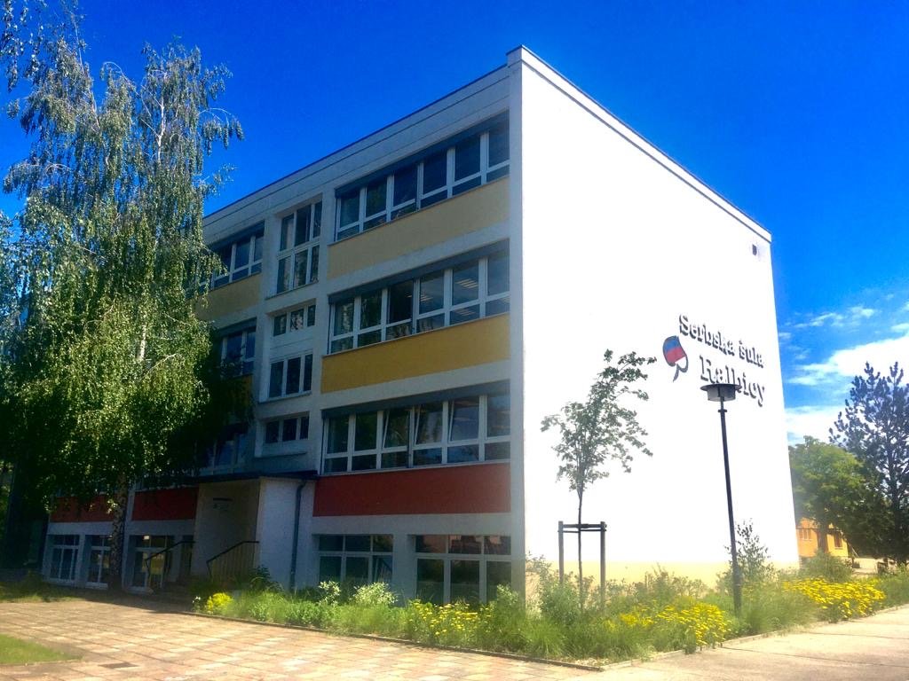 Gebäude der UNESCO-Projektschule Sorbische Oberschule Ralbitz