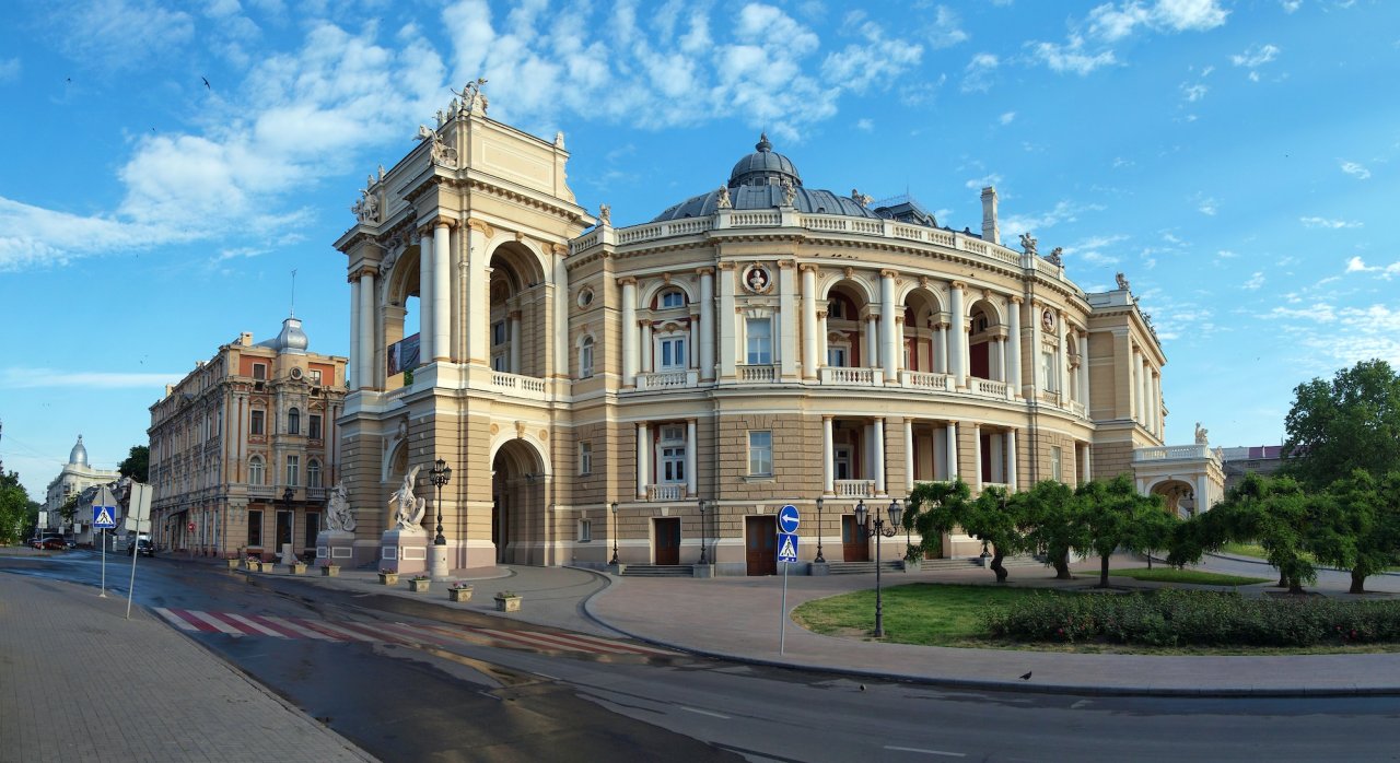 Das Opernhaus von Odessa in der Ukraine.