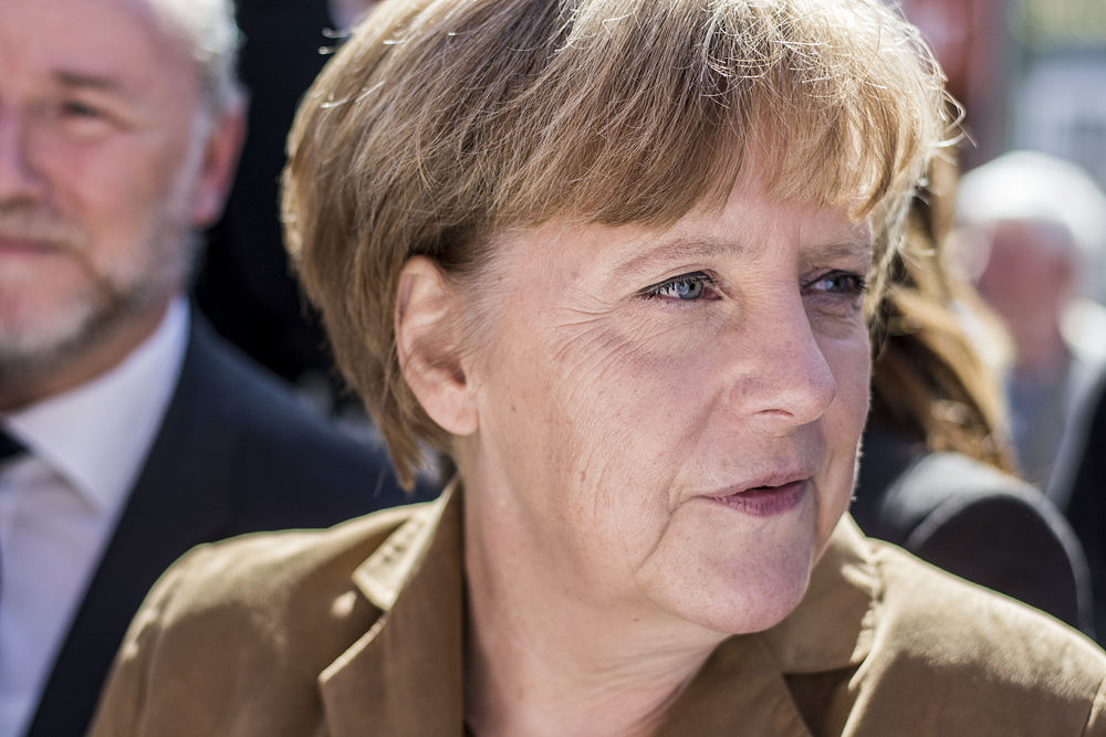 Porträt-Aufnahme der ehemaligen deutschen Bundeskanzlerin Angela Merkel
