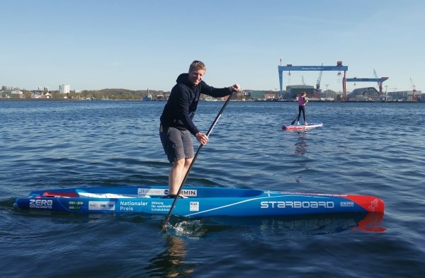 Start der Stand-Up-Paddletour in Kiel - Michael Walther
