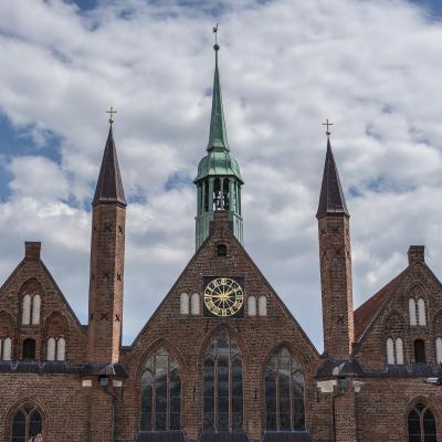 Blick auf die Türme in der Lübecker Altstadt