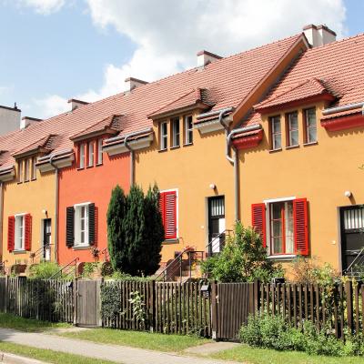 Häuser der Gartenstadt Falkenberg