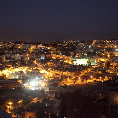 Blick auf die Altstadt von Hebron/Al-Khalil, Palästinensische Gebiete