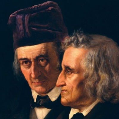Doppelporträt der Brüder Grimm
