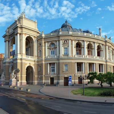 Das Opernhaus von Odessa in der Ukraine.